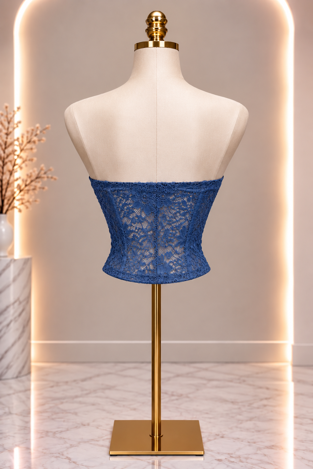 The Perfect Corset Top - Blue