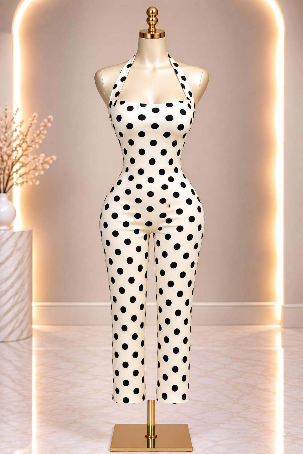Polka Dot Ivory