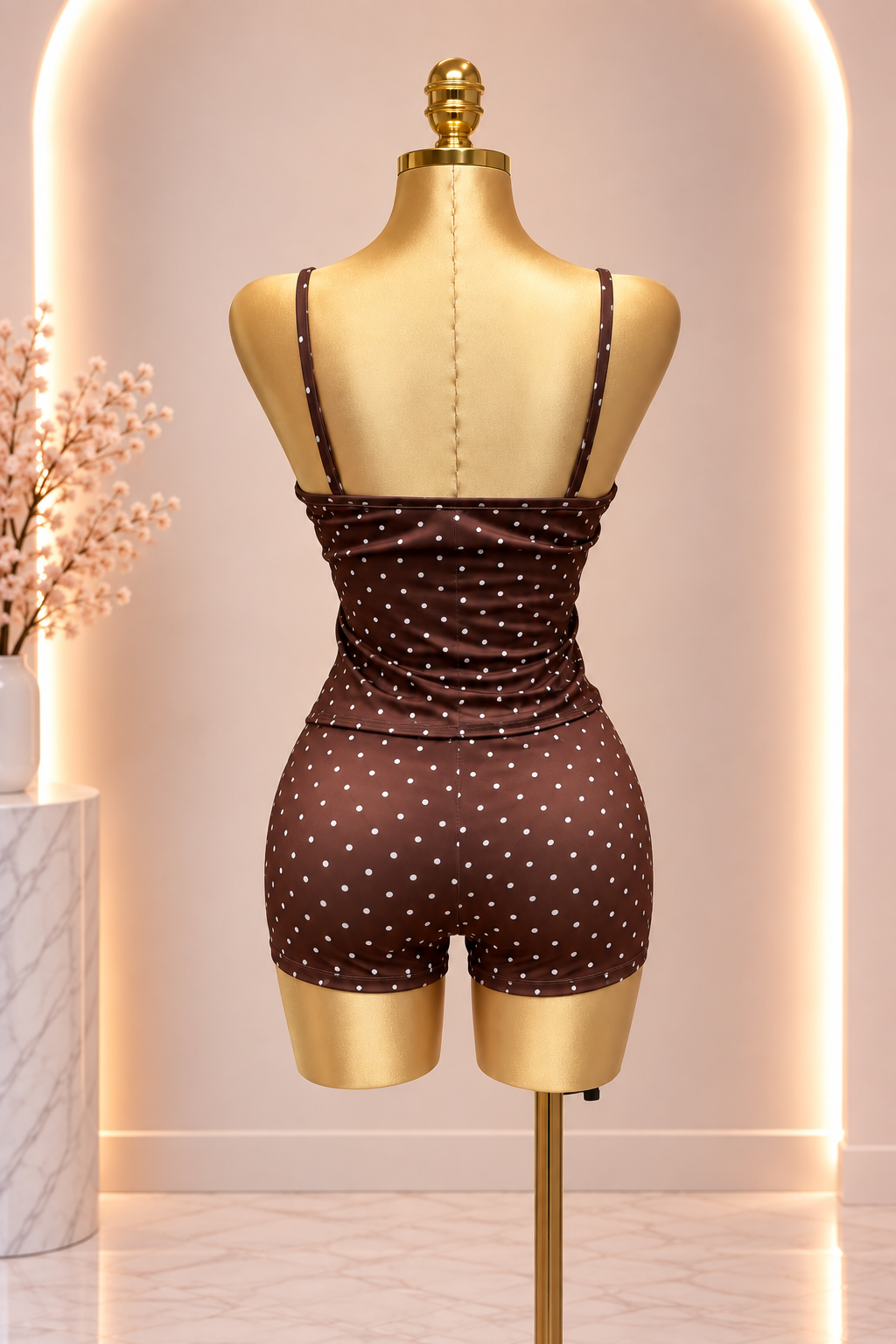Polka Dot Cami & Short Set