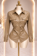 CEO Top - Taupe