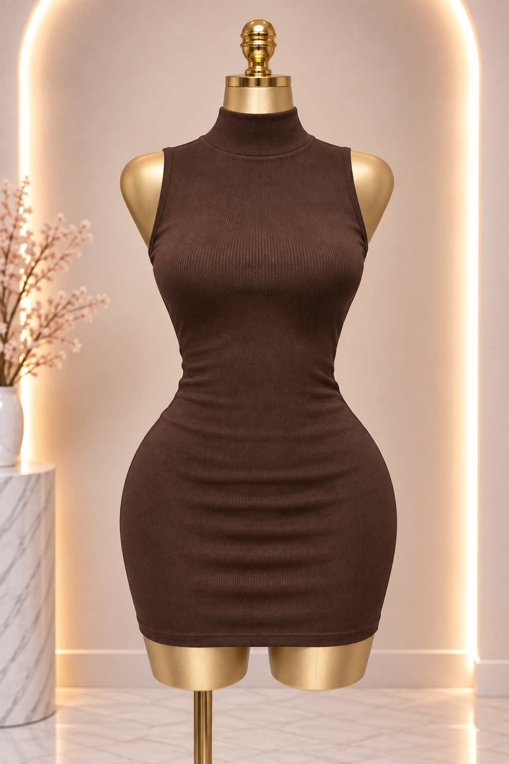 Dress Milano - Brown