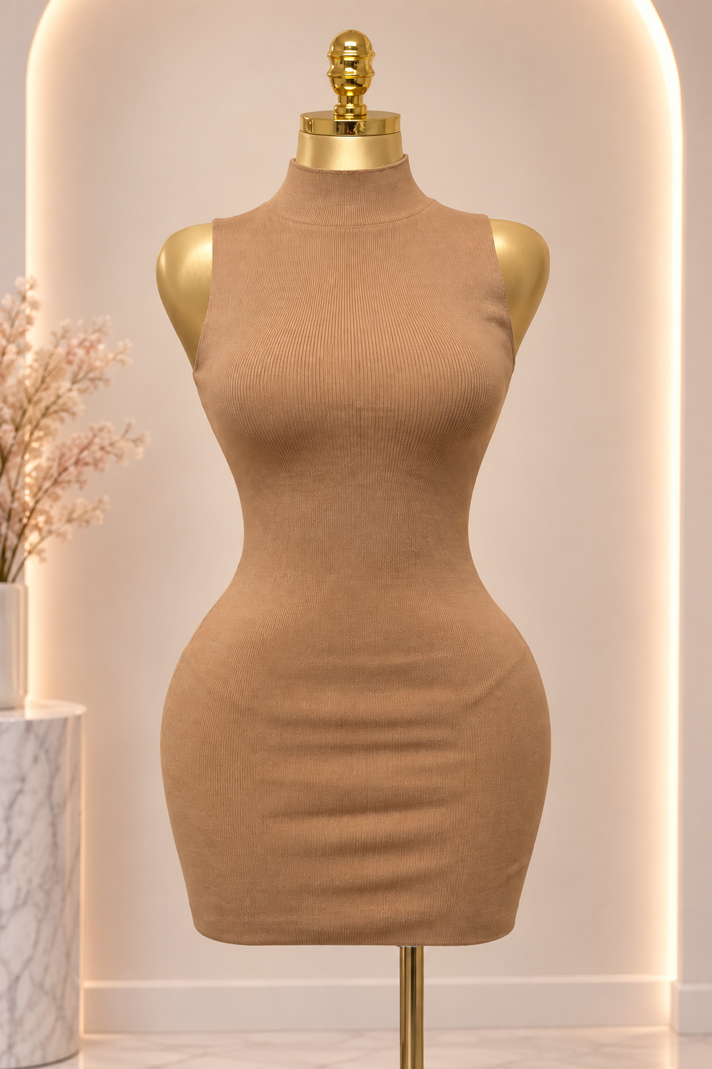 Dress Milano - Tan