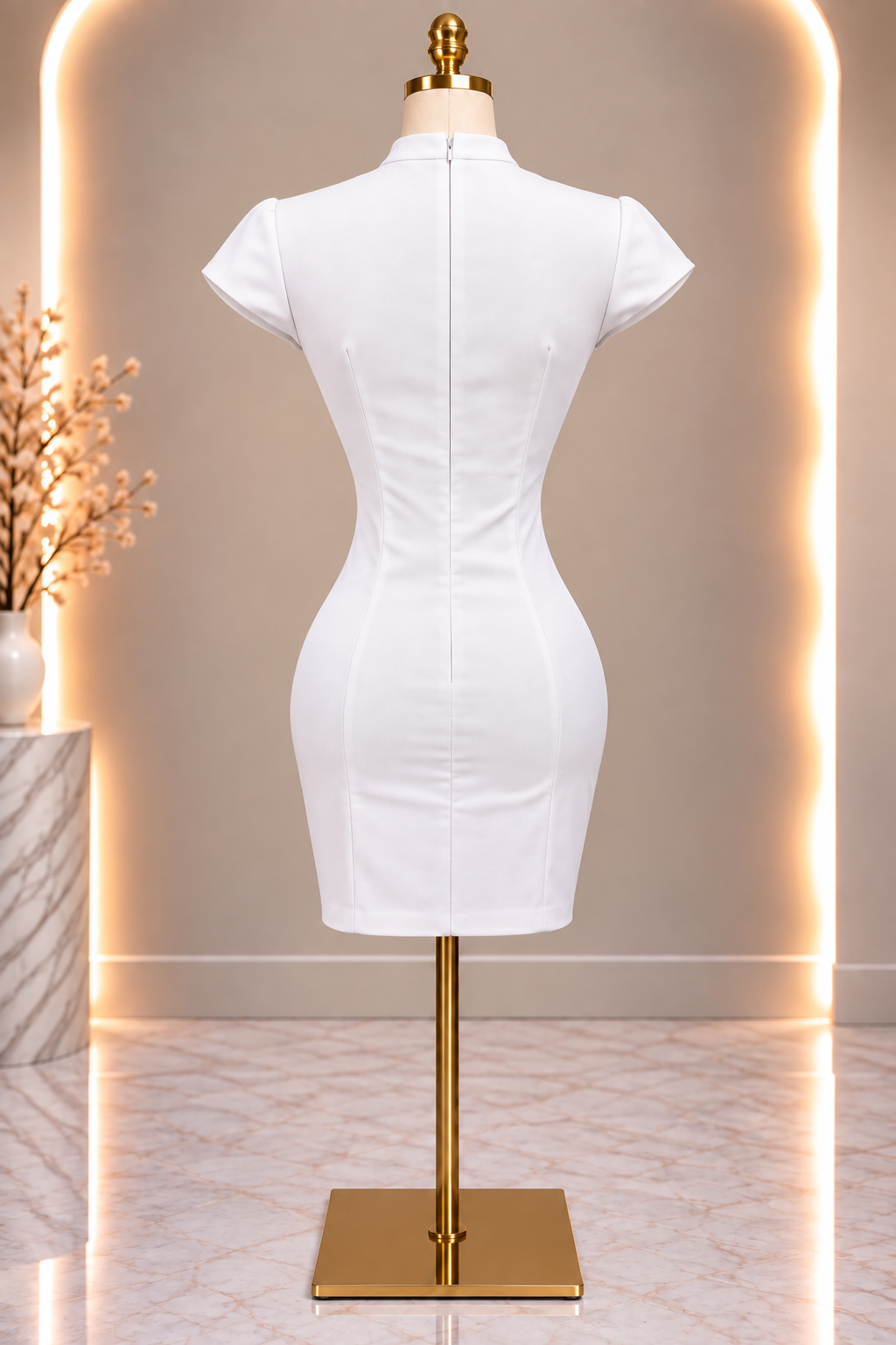 Classy Girl Dress - White