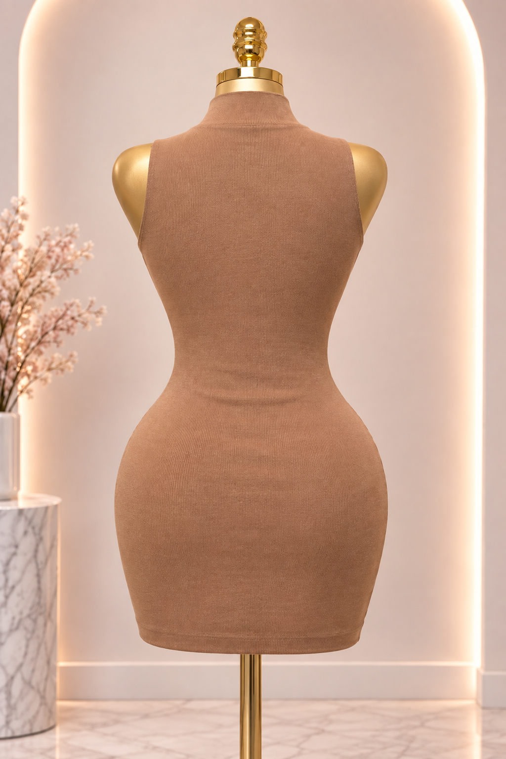 Dress Milano - Tan