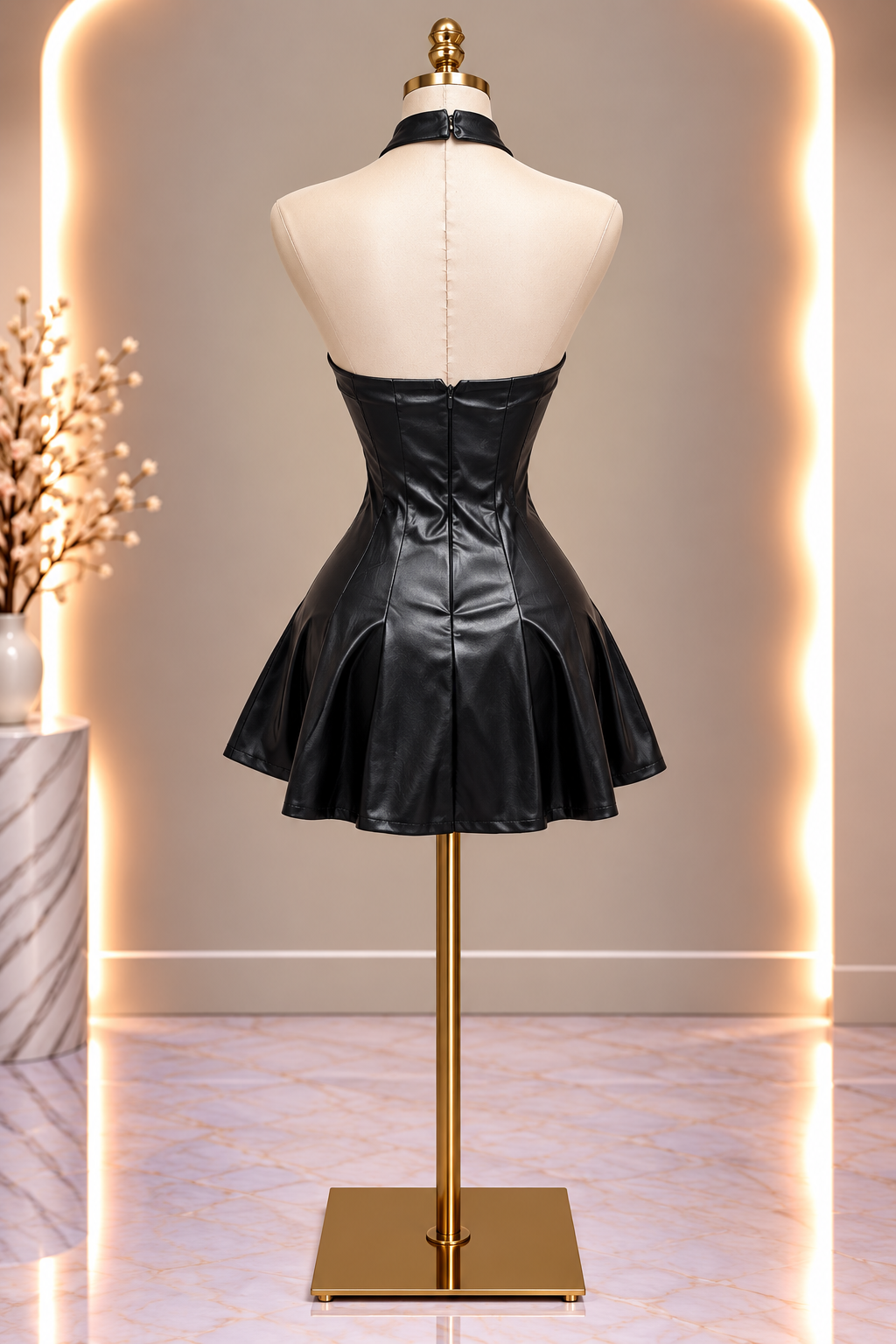 Dangerous After Dark Mini Dress - Black