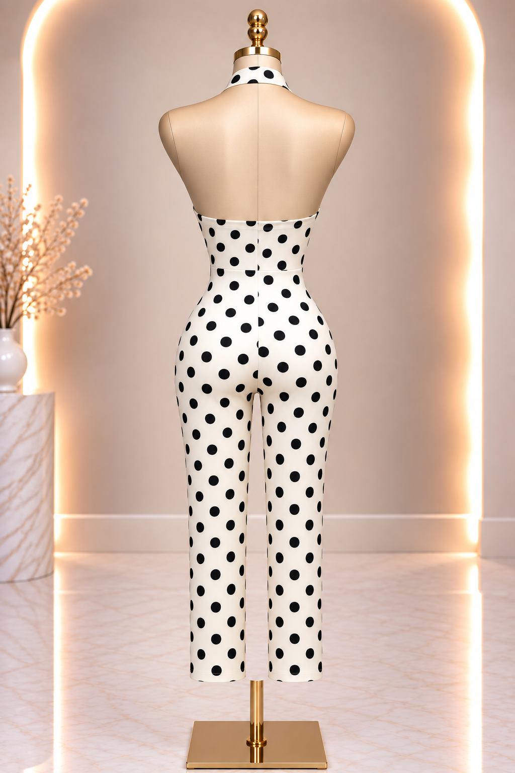 Polka Dot Ivory