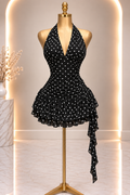 Dot Me Up Mini Two Piece Set - Black
