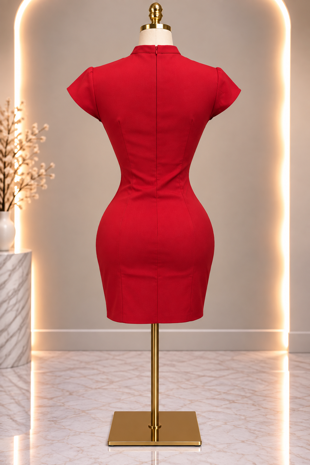 Classy Girl Dress - Red