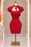 Classy Girl Dress - Red